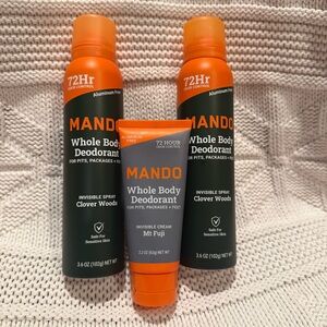 MANDO Whole Body Deodorant, Set of 3